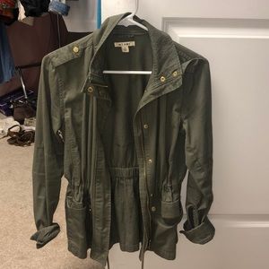 Green army jacket